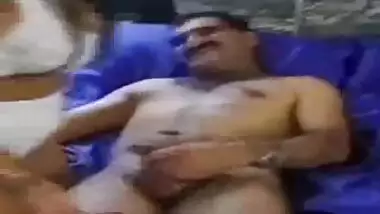 Hot Busty Boobs indian Aunty try to wake-up cock