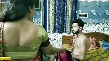 Indian hot village bhabhi best XXX sex with teen boy! with Dirty audio