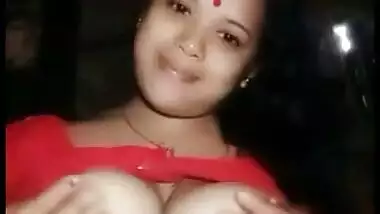 Assamese wife showing her big boobs on cam
