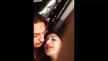 Punjabi sexy kudi’s big boobs pressed hard by lover