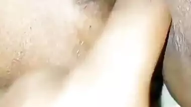 Wet pussy fingering