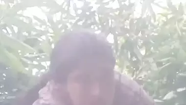 Big boob lady enjoys desi outdoor sex with a gardener