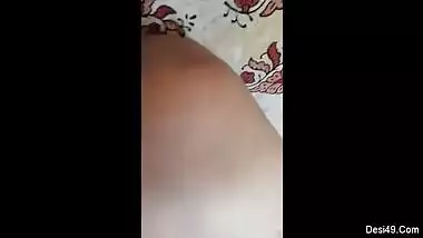 It's not easy but Desi guy holds camera playing sex games with XXX GF