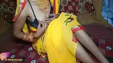 First Night - Indian Newly Married Hardcore Sex In Saree