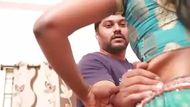 NAVEL - indian house Wife going to train his husband