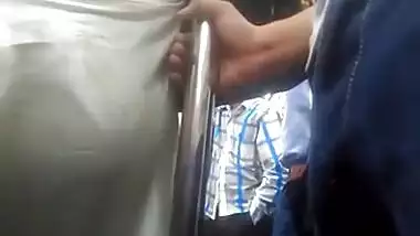 Bigg ass groped in bus