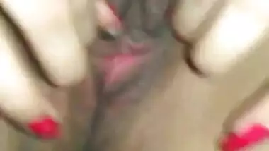 Priya closeup of pussy