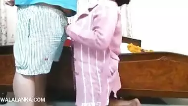 Busty tamil aunty fat neighbor blowjob video