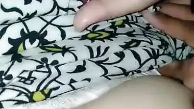 Indian BF sucking boobs of his busty girlfriend