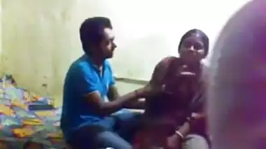 Indian auntie with young lover