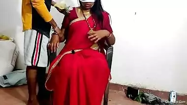 Newly married aunty Reema celebrating Holi with fucking session