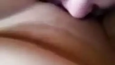 Hot homemade lesbian pussy licking and orgasm