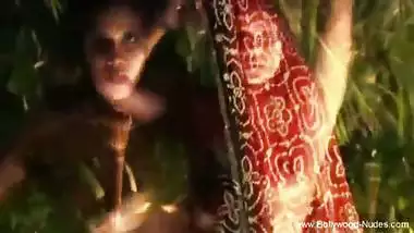 Eastern Indian Dancer Exposed while enjoying the ritual