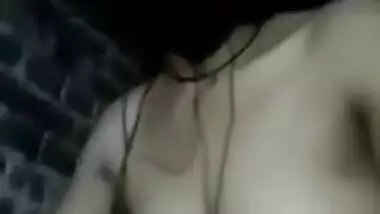Today Exclusive- Cute Desi Girl Showing Her Boobs On Video Call