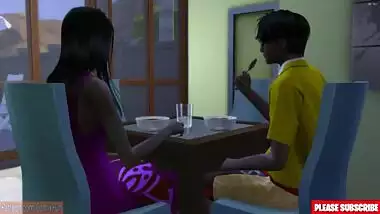 Indian step Son Fucks Desi After Drinking A Few Glasses And Waited Until Fuck Her