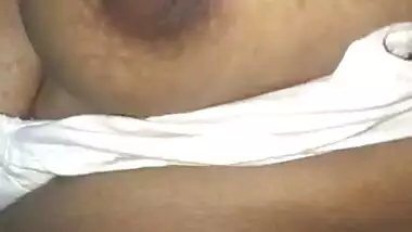 Desi Wife Boob Squeezing by Bf