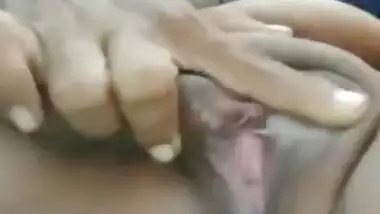 Tamil aunty showing her boobs and pussy