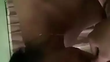 Young girl showing Naked Boobs and sucking BF dick