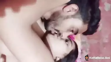Romantic GF BF sex video of a skinny guy and his hot GF