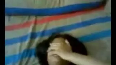 shy bangla maid hides face