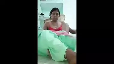 Indian Wife Self Recording Pussy Playing
