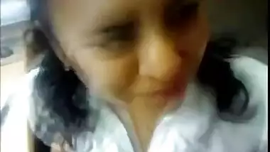 Pune office secretary give sensual blowjob to manager
