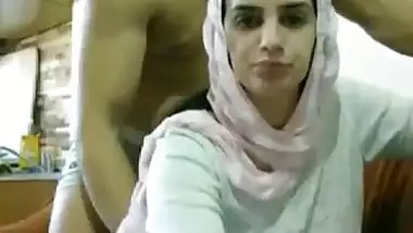 Arab Couple doing cam sex