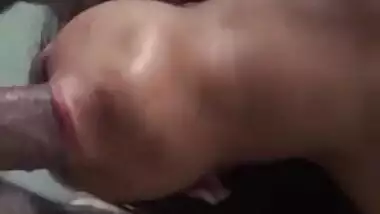 Punjabi lund de kamaal delhi 18 yrs old girl sucking dick deep throat on dining table in noida