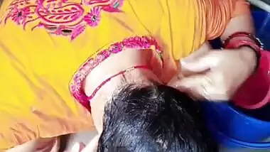 Beautiful Indian Bhabhi pleasing her Devar