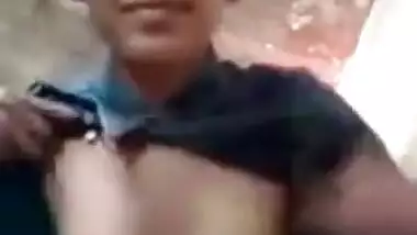 Cute Desi Village Girl Showing Her Boobs and Pussy