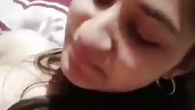 Extremely Cute Girl Fucking Cum on Pussy Hindi Talking