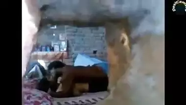 Village Couple Caught Fucking Filmed Through A Hole In The W