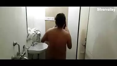 Erotic indian girl porn movie in hotel restroom