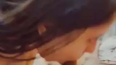 Horny girl gives an Indian blowjob to her friend’s BF