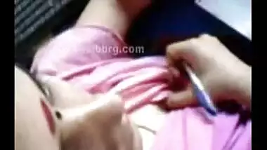 Delhi Air tel Office woman Shows boobs to colleague