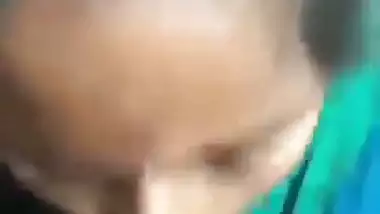 Chennai lady gives a Tamil blowjob to her Devar