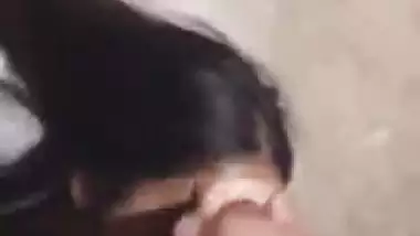 NRI Desi Girl in US Sucking and Getting Facial from College Guy