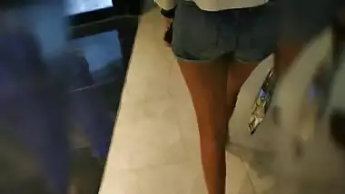 Ass of a young Indian girl