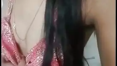 Riya Bhabi Face Revel Boobs Dikahye Mote Mote