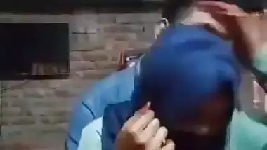 Karachi guy squeezes his sister’s boobs behind his parents