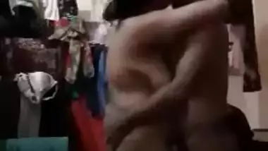 Indian XXX couple takes video of their hot fucking MMS