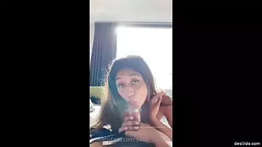 Indian Sexy College Teacher Sucking Her Lover Dick