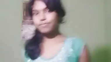 Hot Bhojpuri girl stripping her clothes