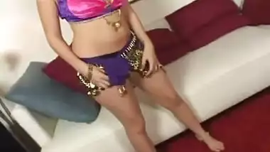 Curvy Beauty Latina pretends to be Indian Hindu Beauty Athra