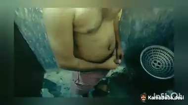Bhabhi catches his devar masturbating in the bathroom