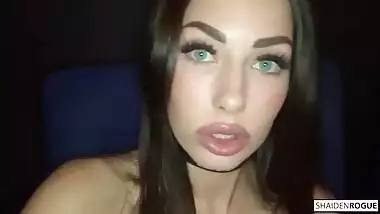 Risky Blowjob In The Movie Theater - Shaiden Rogue