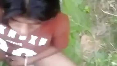 Girlfriend Getting Fucked in Forest