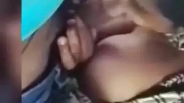 Telugu Lover Outdoor Romance And Blowjob