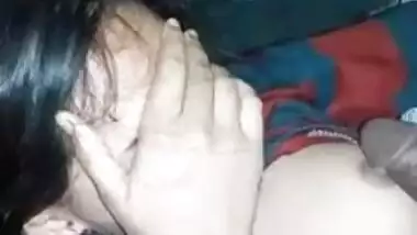 Cute Desi teen girl sucking dick of her uncle