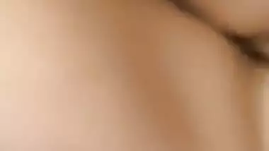 Beautiful girl show her cute boob selfie cam video-1